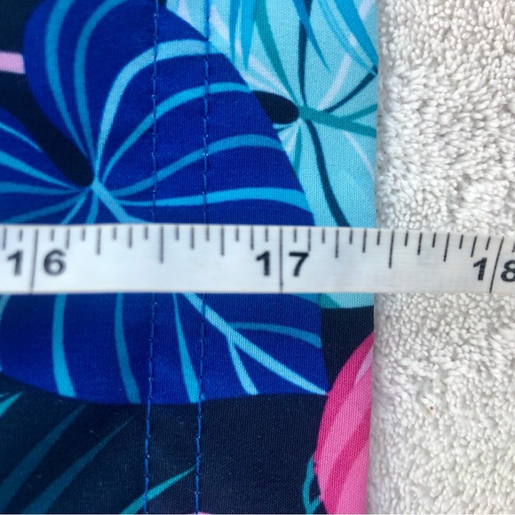 Men's Flamingo Swim Trunks 4-Way Stretch UPF 50 Resort Swim Trunks Sz. XXL - Picture 6 of 8